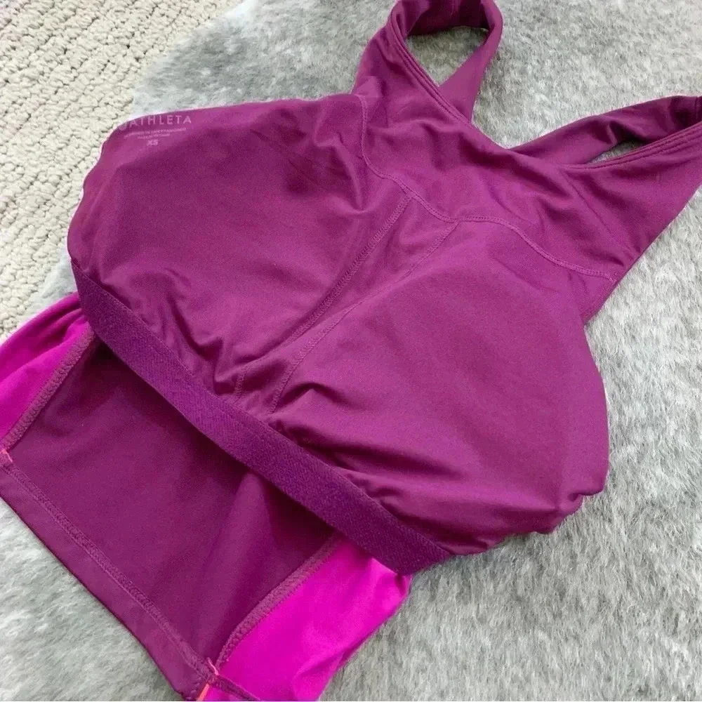 Athleta Colorblock Bikini Top